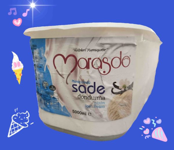 marasdo plain vanilla ice cream